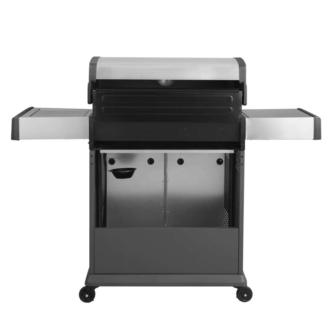 Linka Stainless Steel 4 Burner+Side Burner CE Gas BBQ Grill